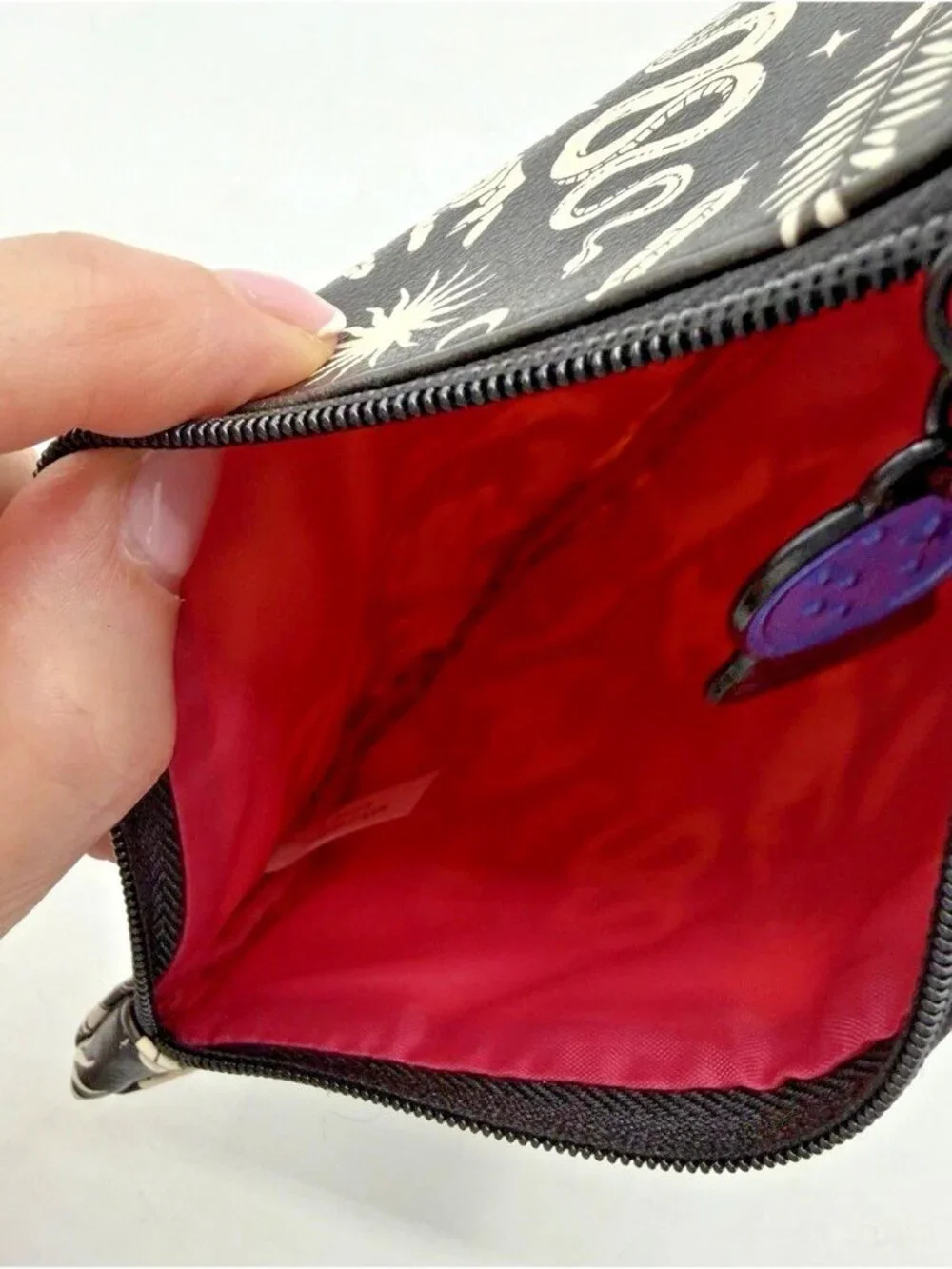 IPSY Halloween 2024 Celestial Witchy Makeup Bag Snakes Crystal Balls Empty